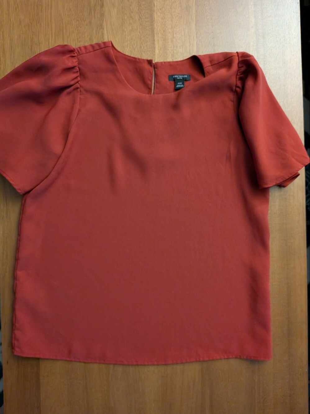 Ann Taylor Flutter Sleeve Blouse